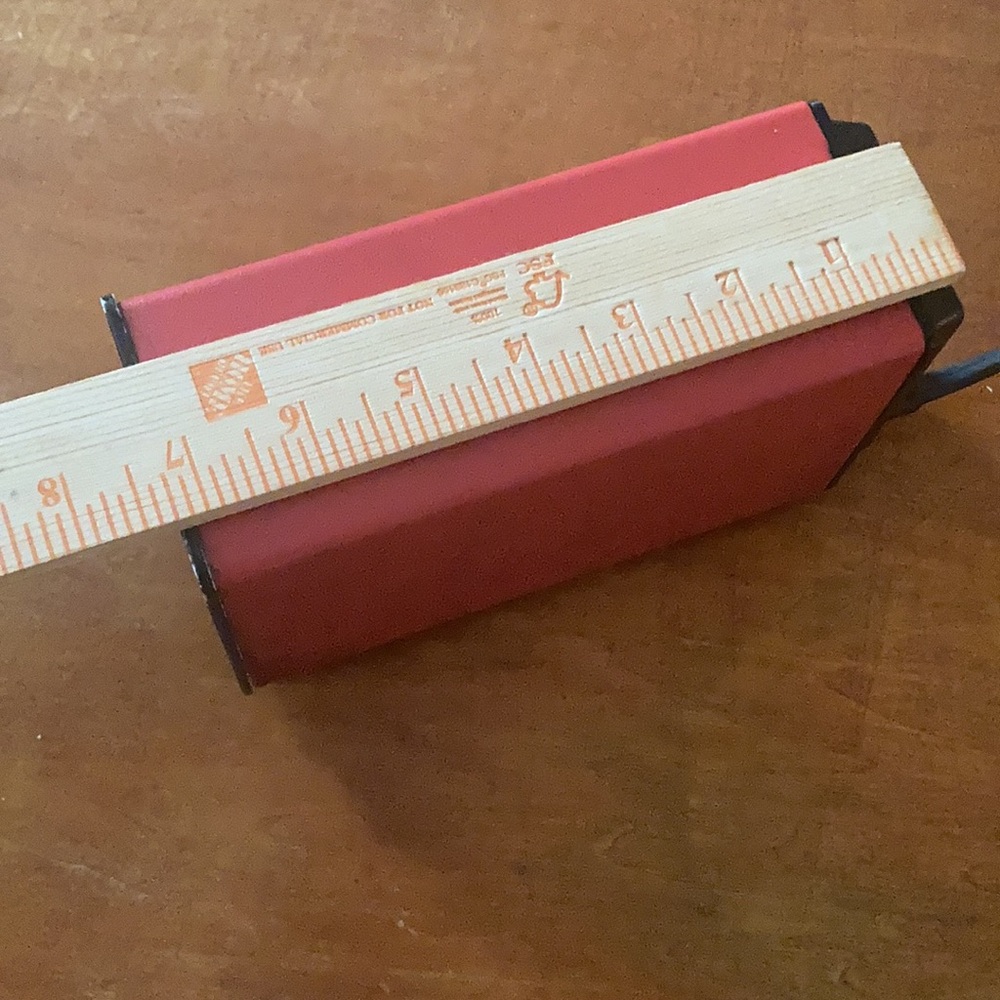 ✏️🔌 Vintage Panasonic Auto Stop Electric Pencil Sharpener Red Metal Tested 🔌✏️ - Picture 5 of 9